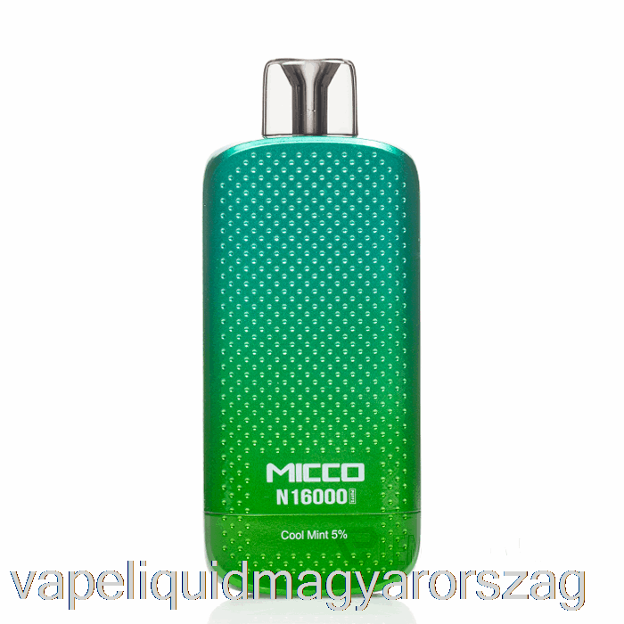 Horizontech Micco N16000 Eldobható Hideg Menta Vape Folyadék